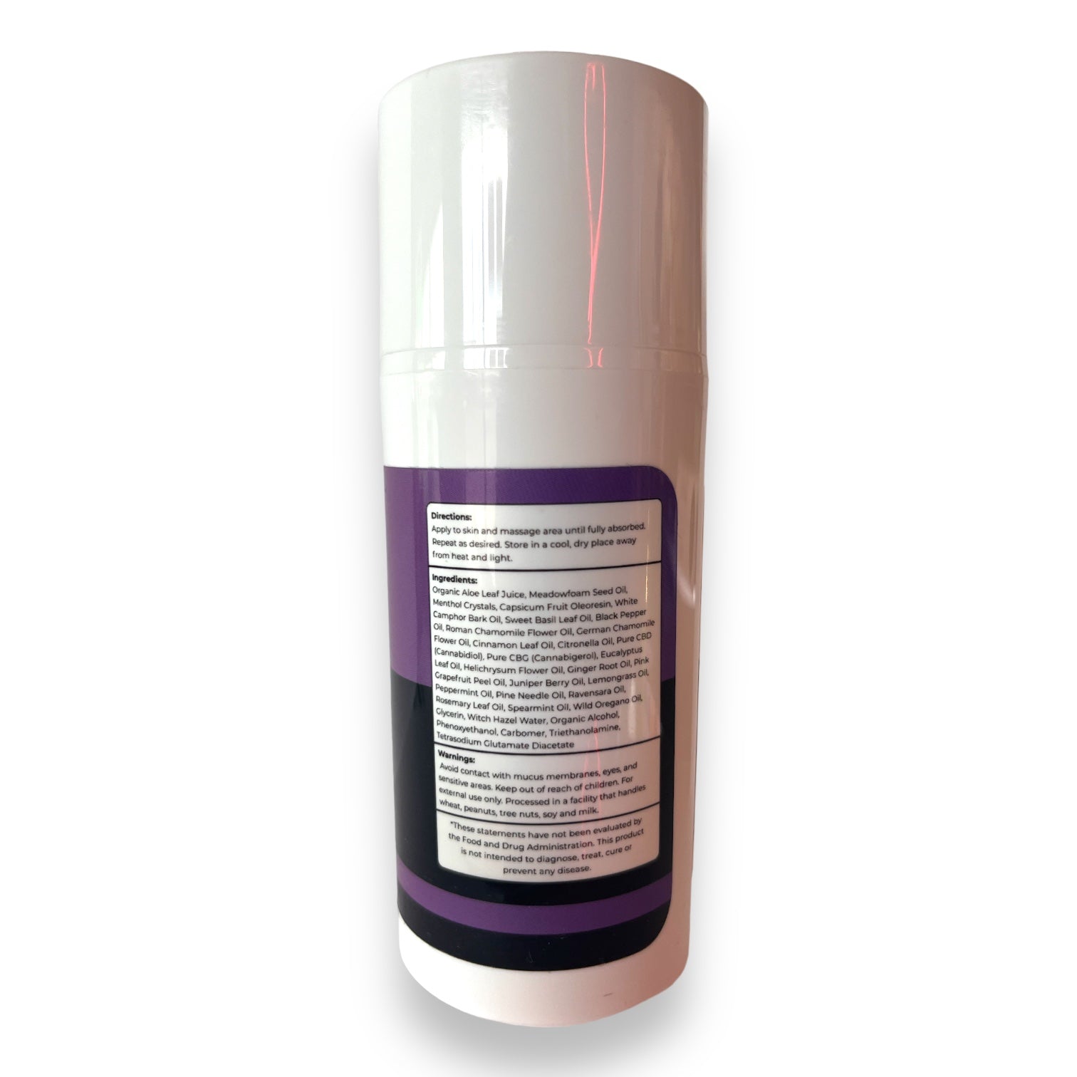 ZAR iPump Broad Spectrum 2000mg Hot Cream