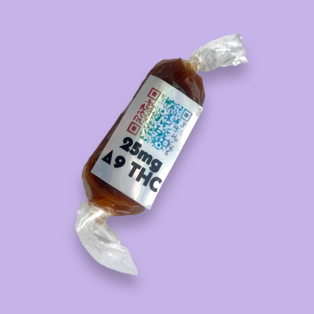 Elemental 25mg Delta 9 THC Caramels - Single or 10ct
