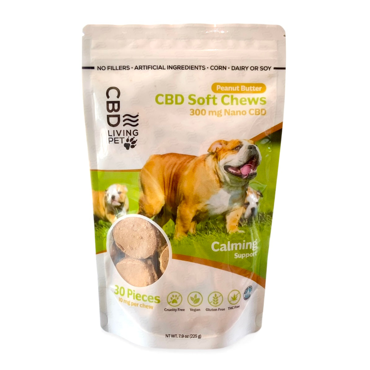 Calming or Mobility CBD Dog Soft Chew Treats from CBD Living