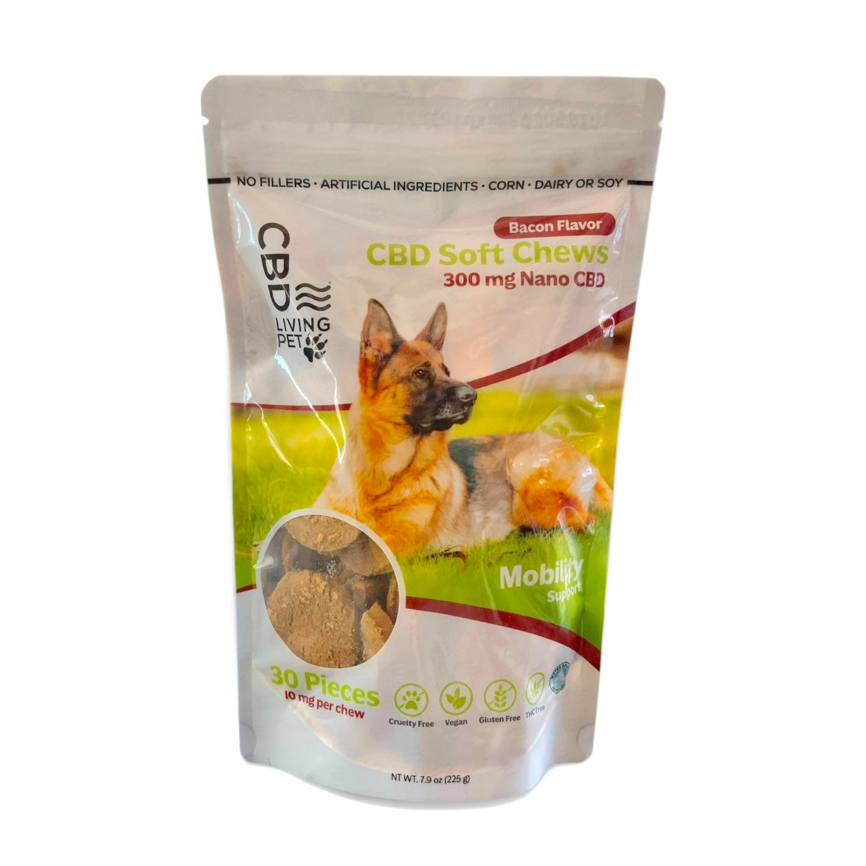 Calming or Mobility CBD Dog Soft Chew Treats from CBD Living