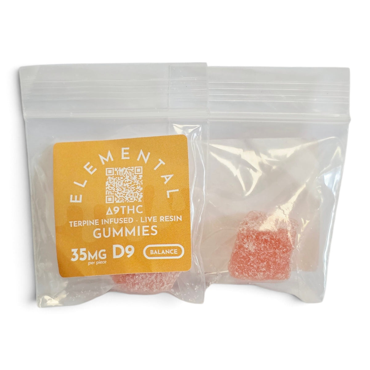 Elemental 35mg Delta-9 THC BALANCE Gummies - 30ct or Single Options