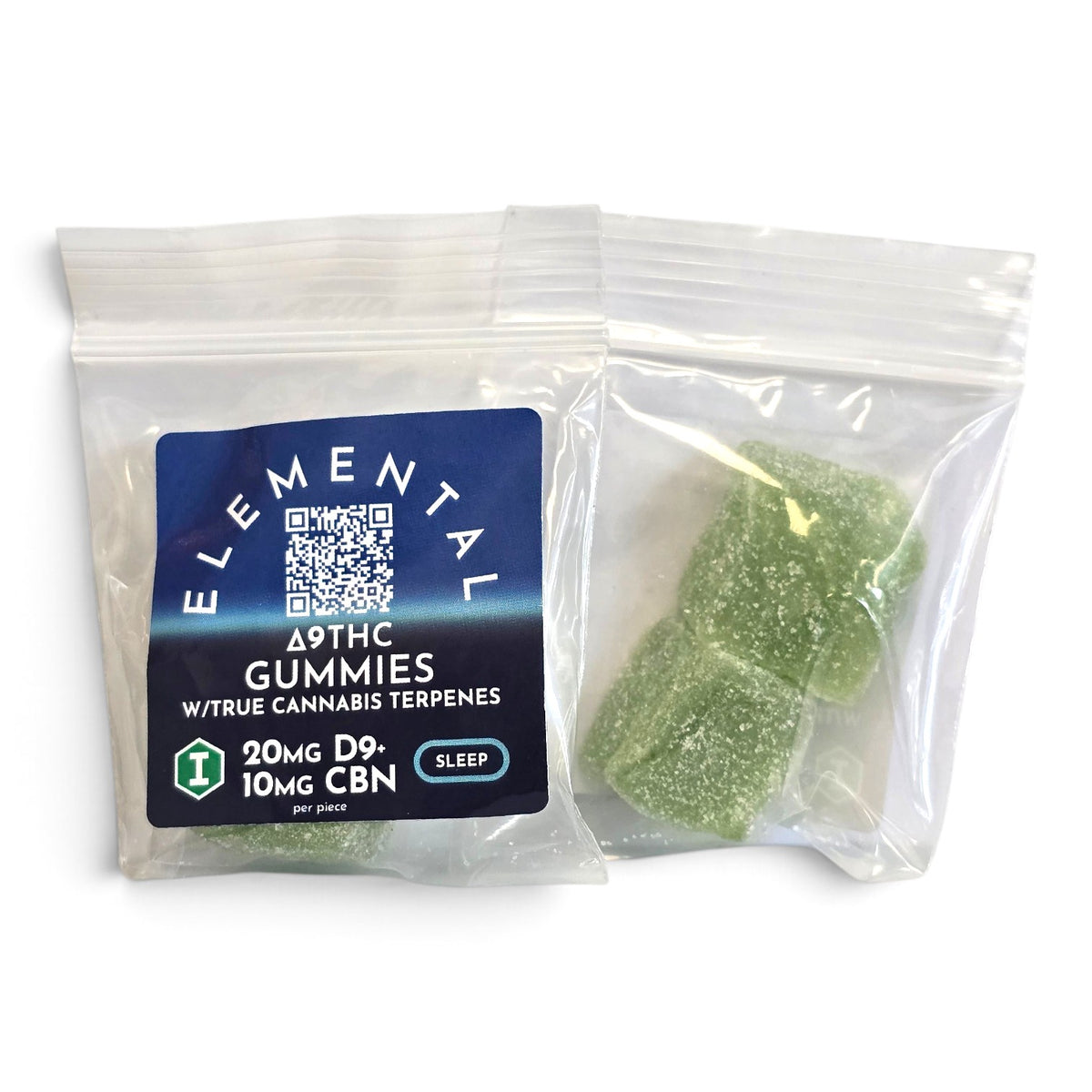 Elemental 20mg Delta-9 + 10mg CBN Sleep Gummies