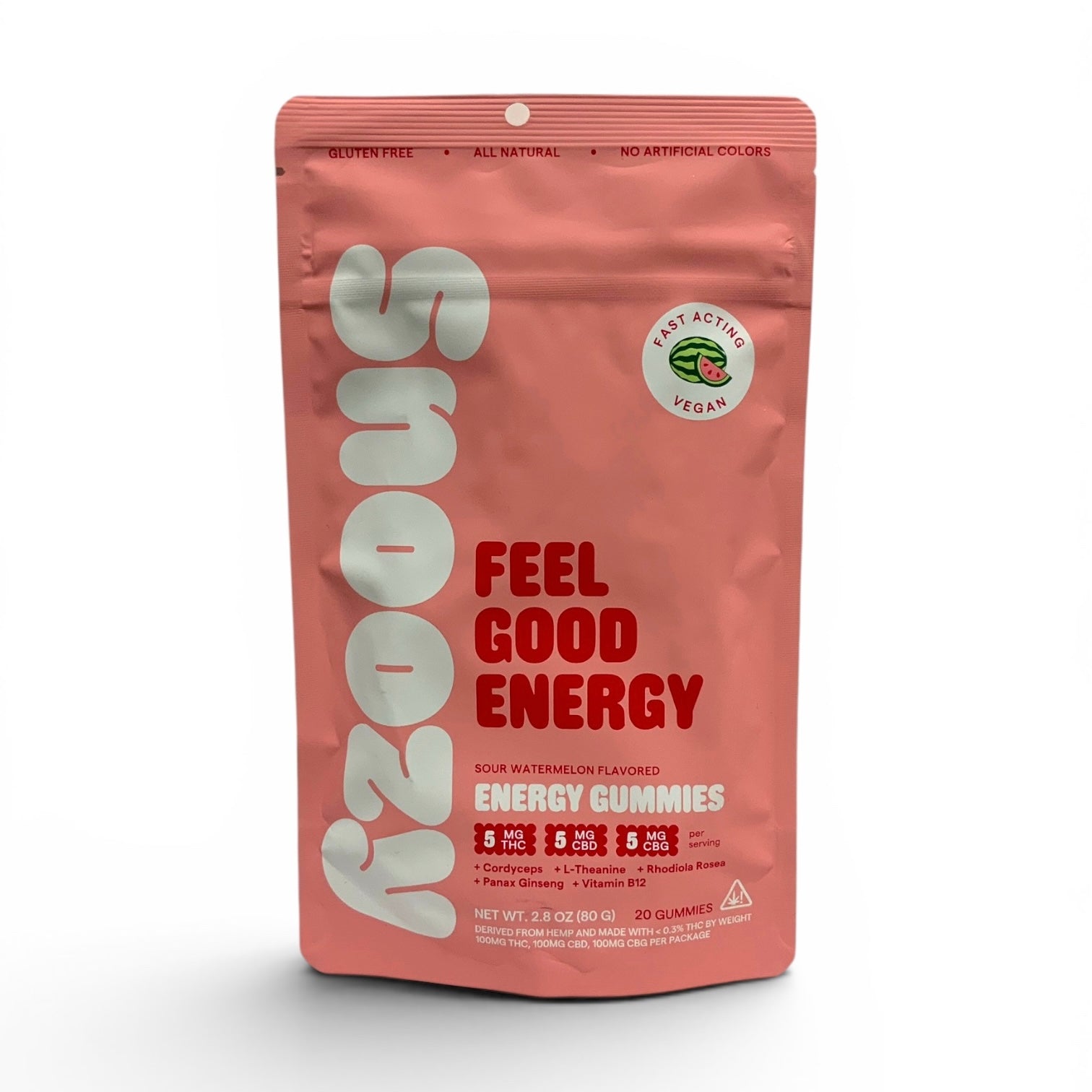 Snoozy - Feel Good Energy (5mg Delta-9 THC / 5mg CBD / 5mg CBG)