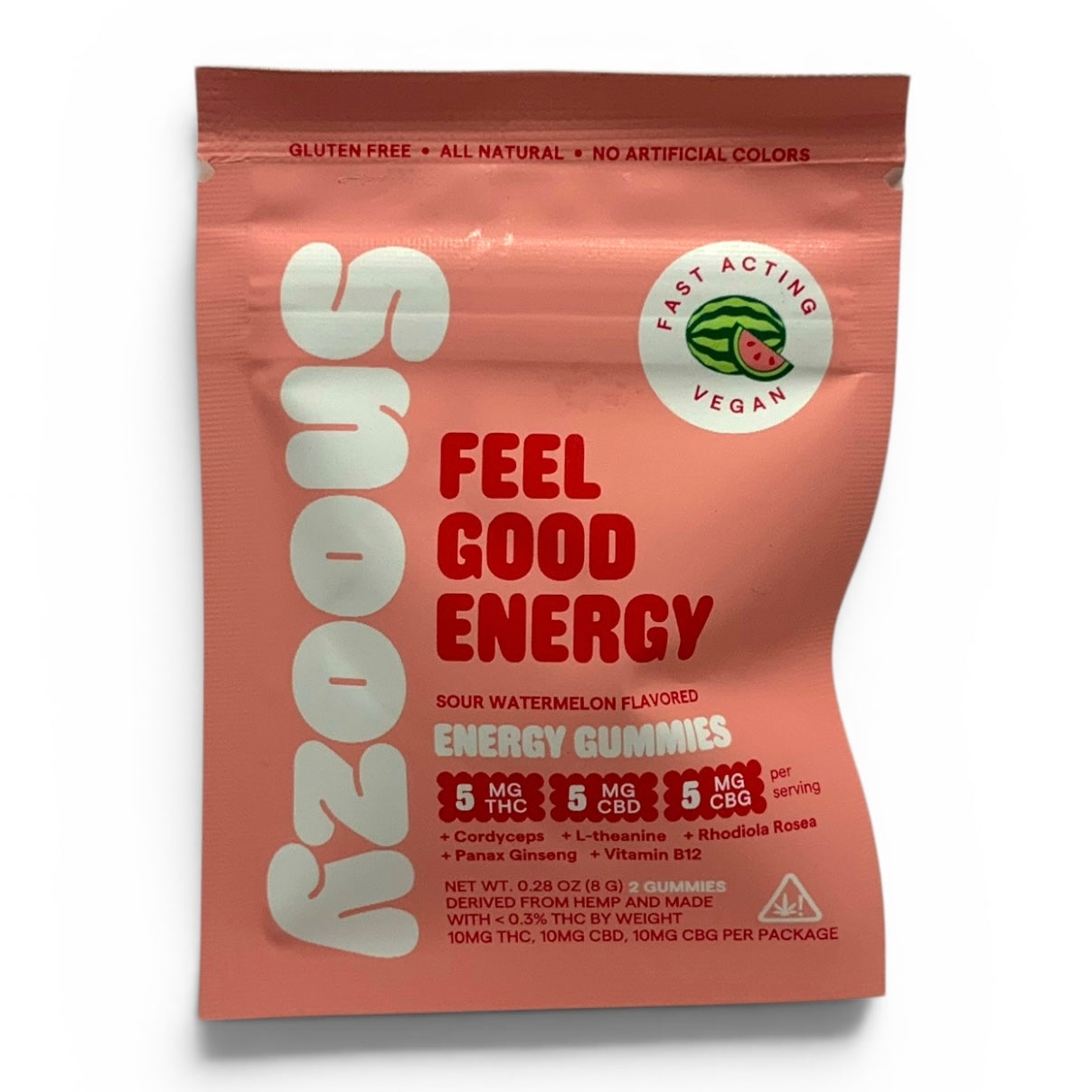 Snoozy - Feel Good Energy (5mg Delta-9 THC / 5mg CBD / 5mg CBG)