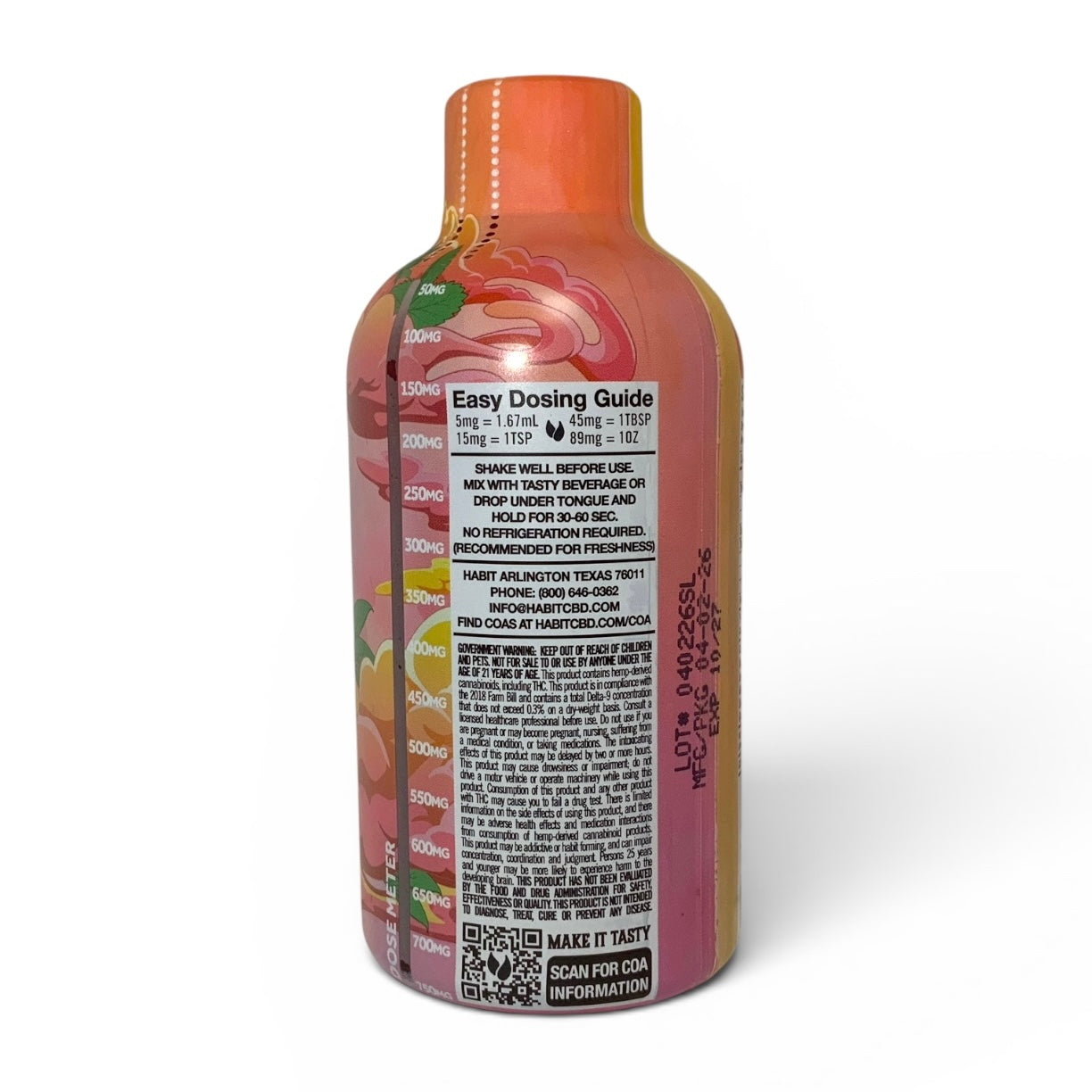 Habit Delta 9 THC 750mg Syrups