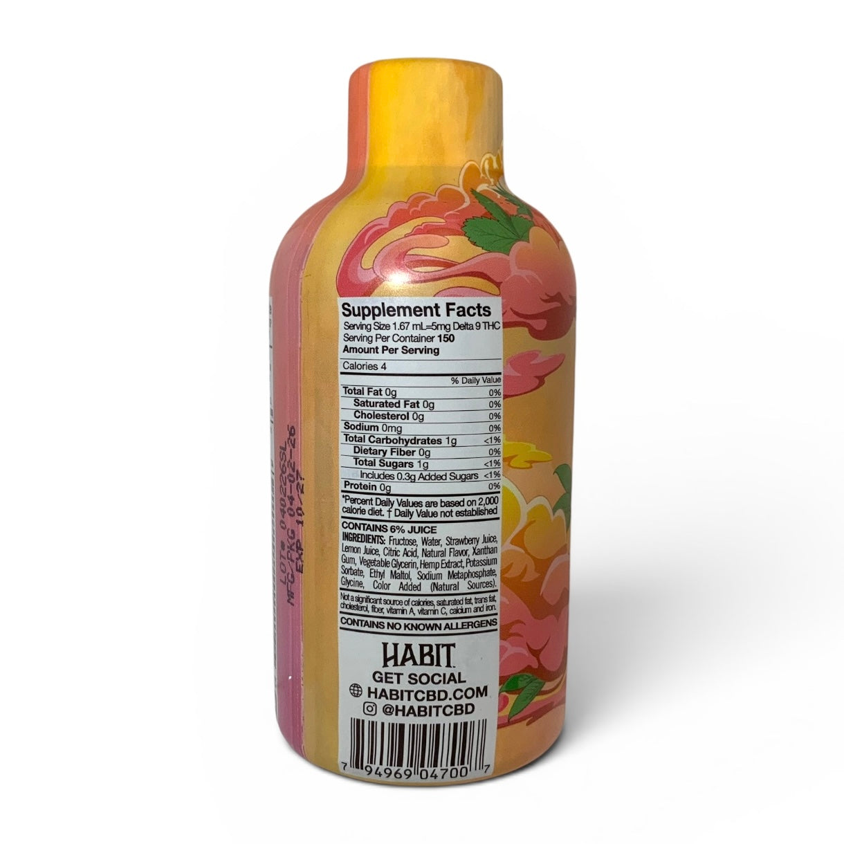 Habit Delta 9 THC 750mg Syrups