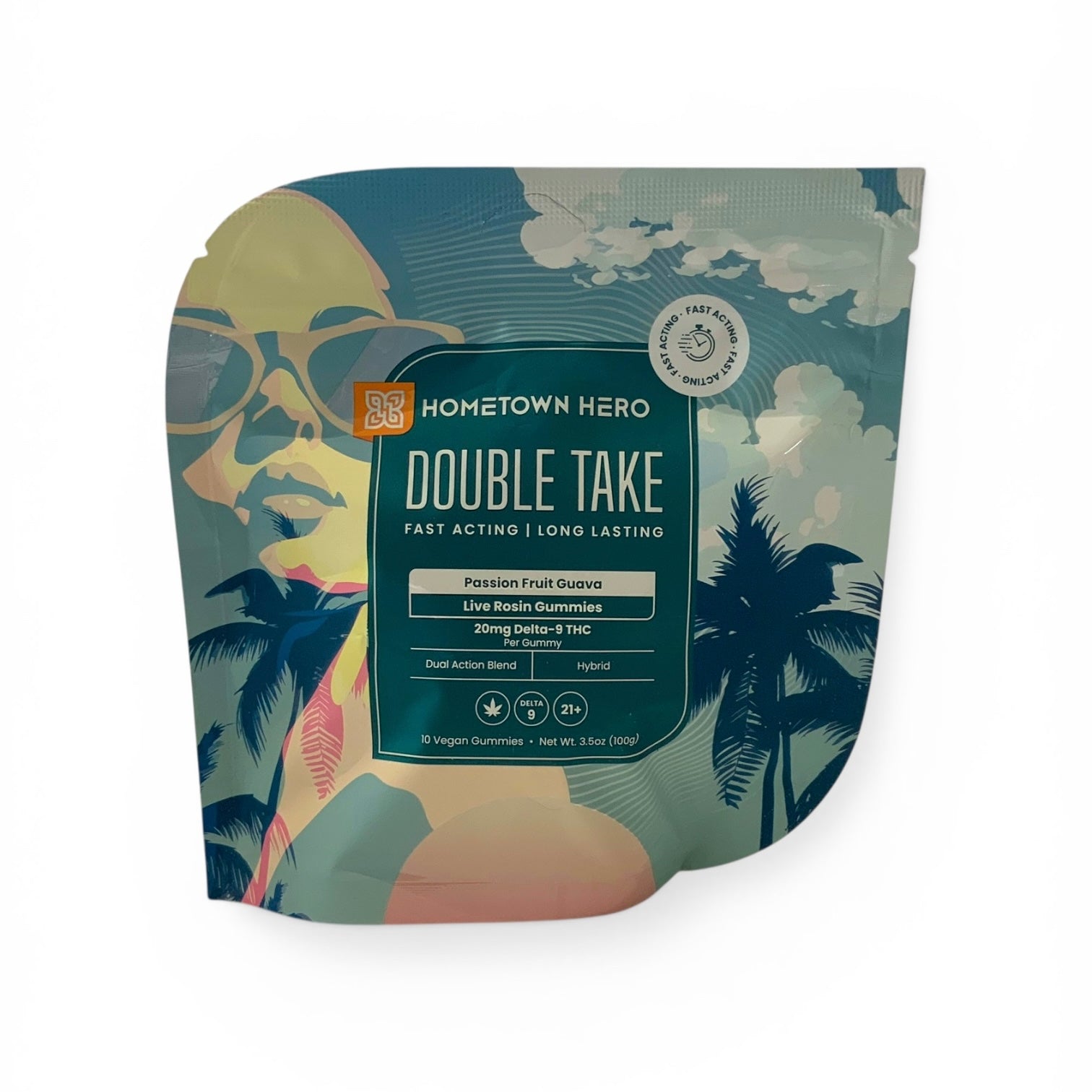 Hometown Hero - 20mg Delta 9 - Live Rosin - Double Take Gummies