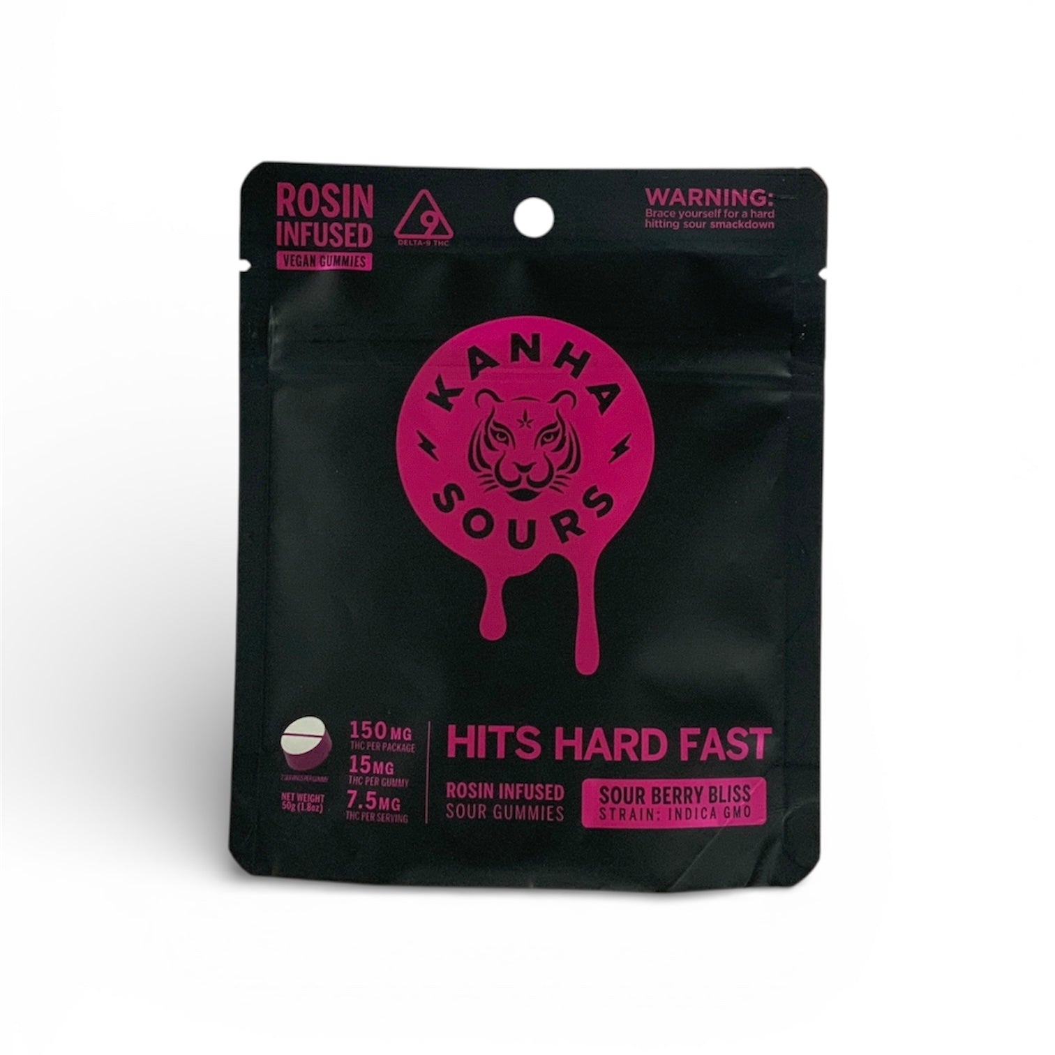 Kanha SOUR 15mg Delta 9 NANO Gummies