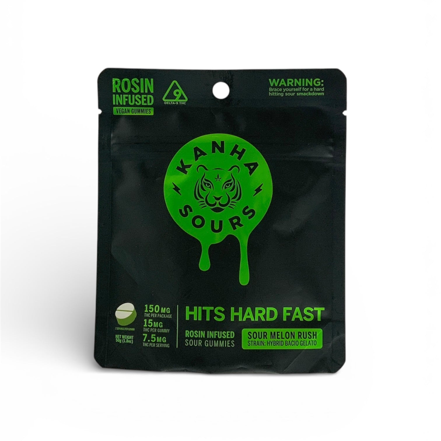 Kanha SOUR 15mg Delta 9 NANO Gummies