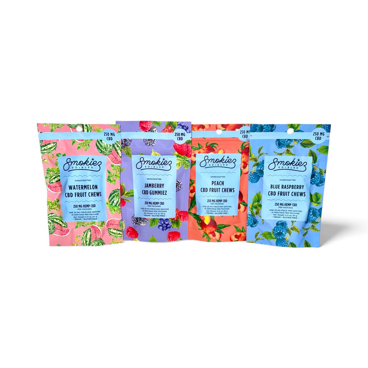Smokiez 10ct 25mg CBD Isolate Gummies