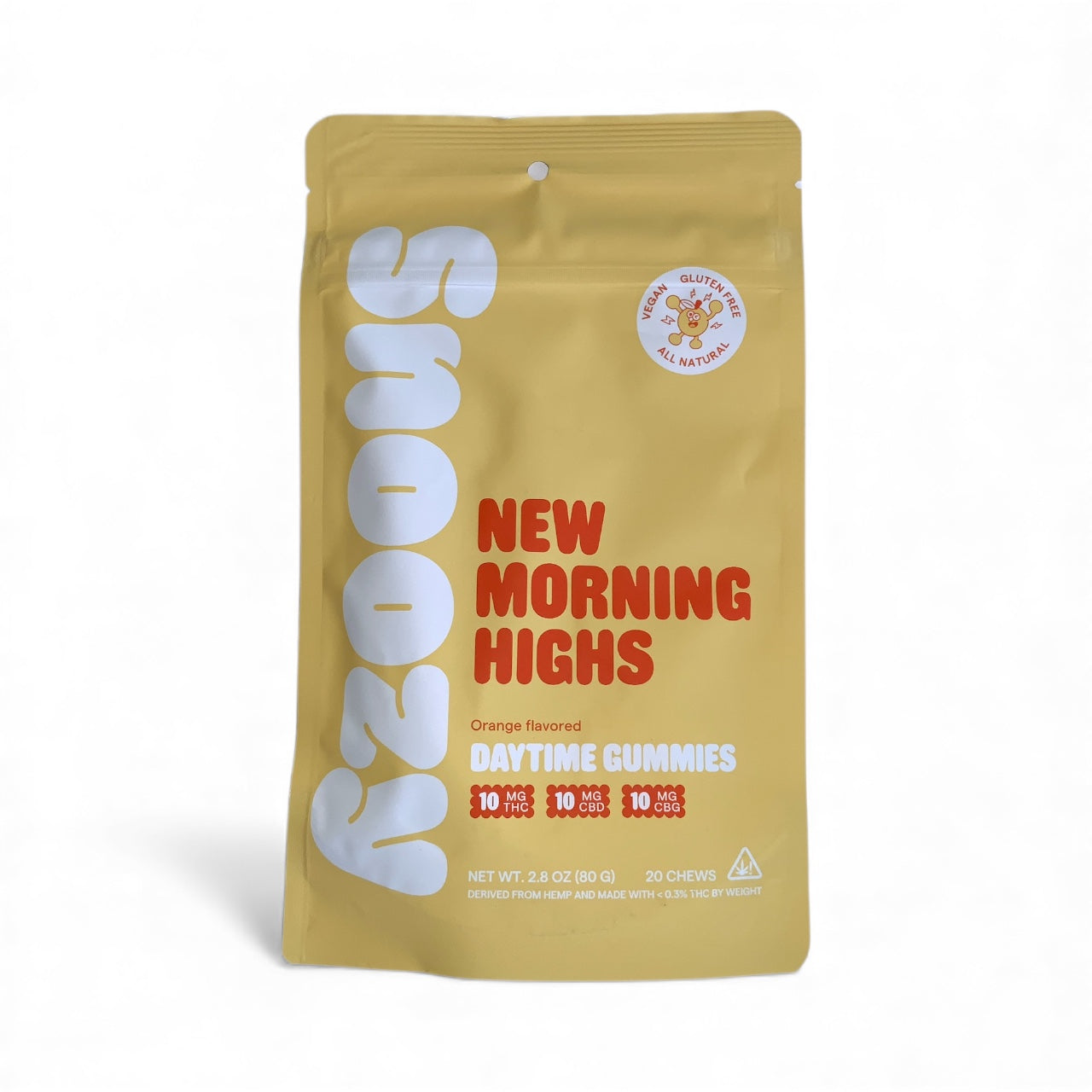 Snoozy - New Morning - Daytime Gummies (10mg Delta 9 / 10mg CBD / 10mg CBG)