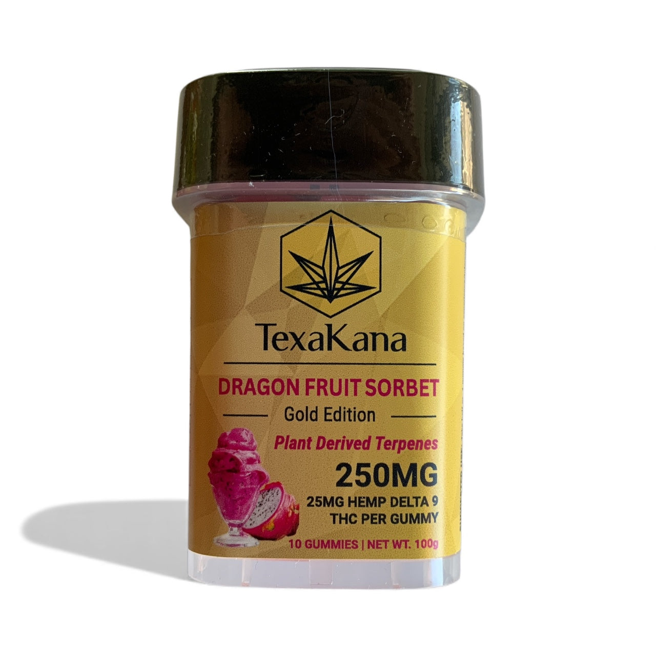 TexaKana 25mg Delta 9 THC - Gold Edition - Gummies