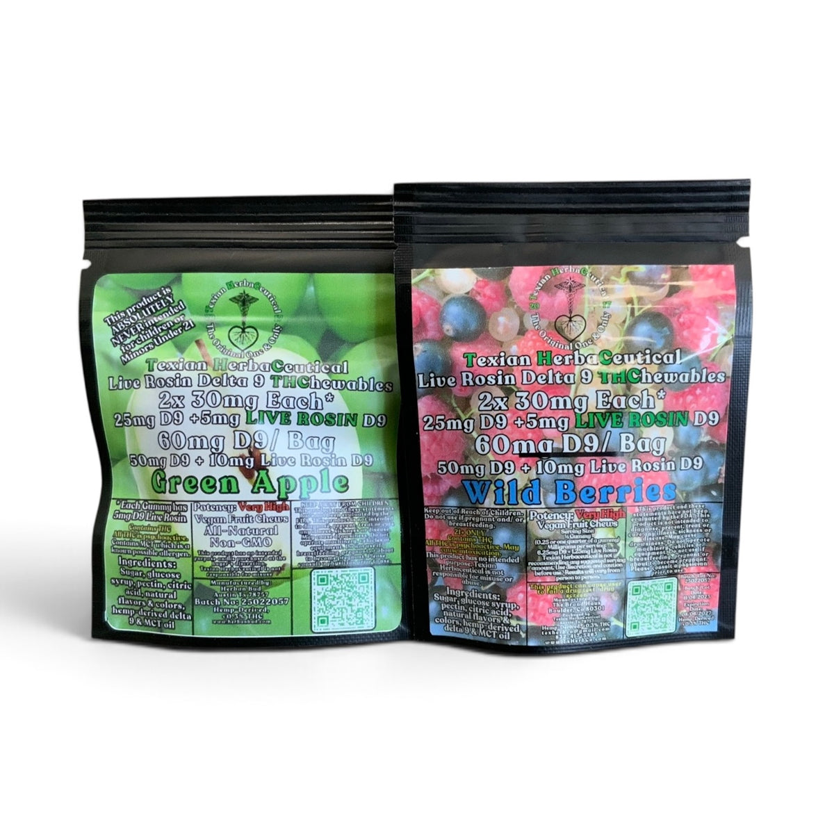 Texian HerbaCeutical 30mg Delta-9 THC Gummies - 2ct & 30ct