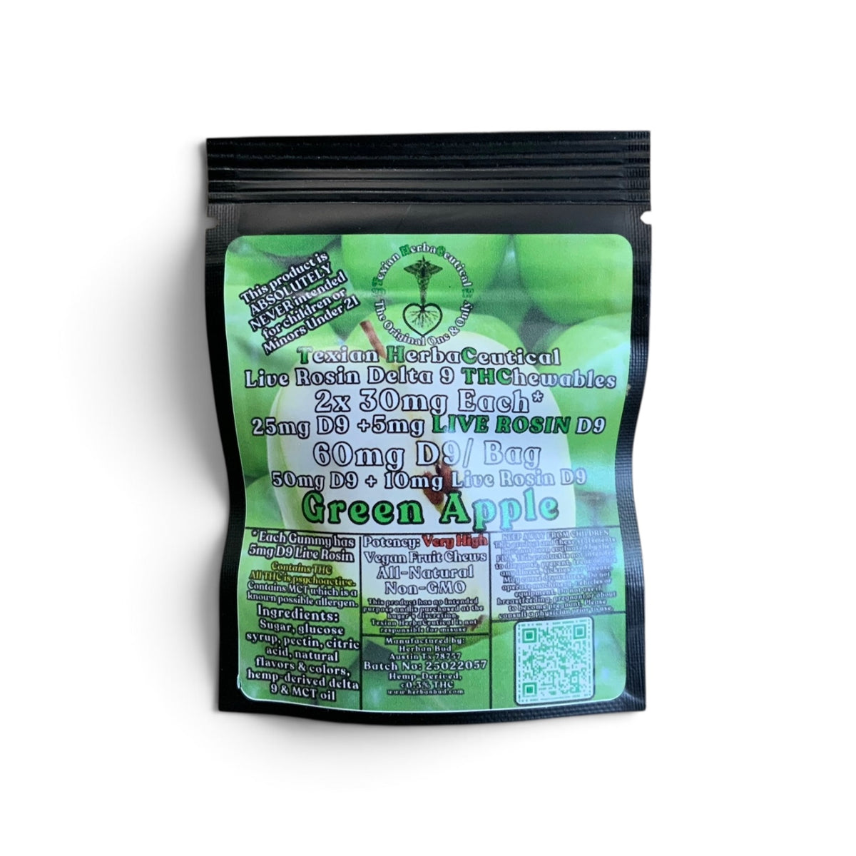 Texian HerbaCeutical 30mg Delta-9 THC Gummies - 2ct & 30ct
