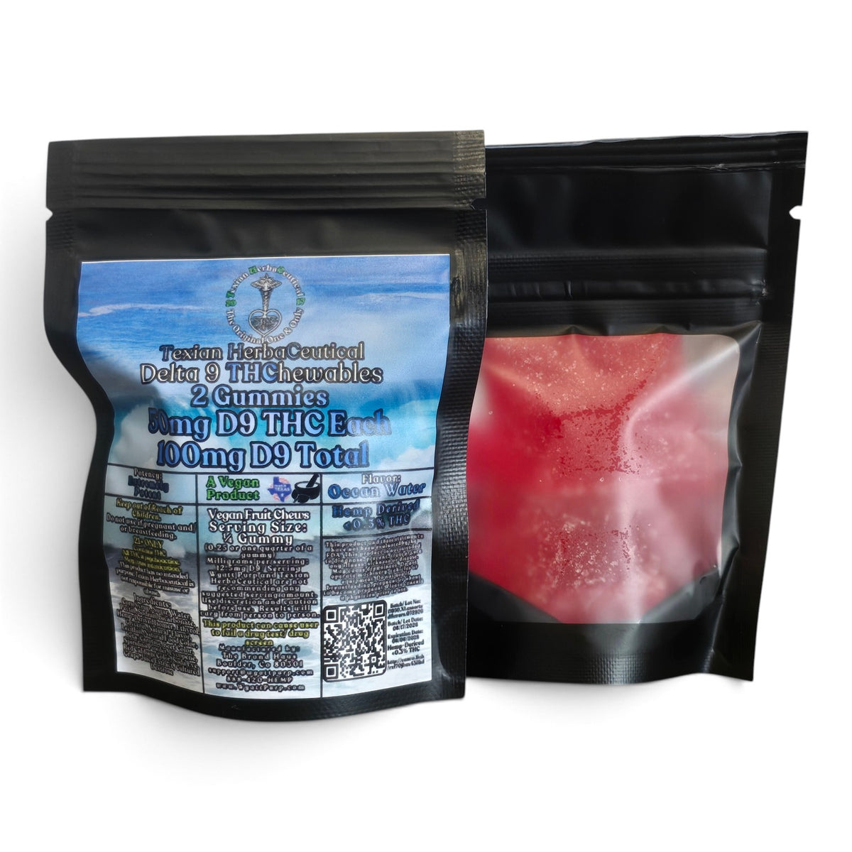 Texian HerbaCeutical 50mg Delta-9 THC Gummies - 30ct & 2ct