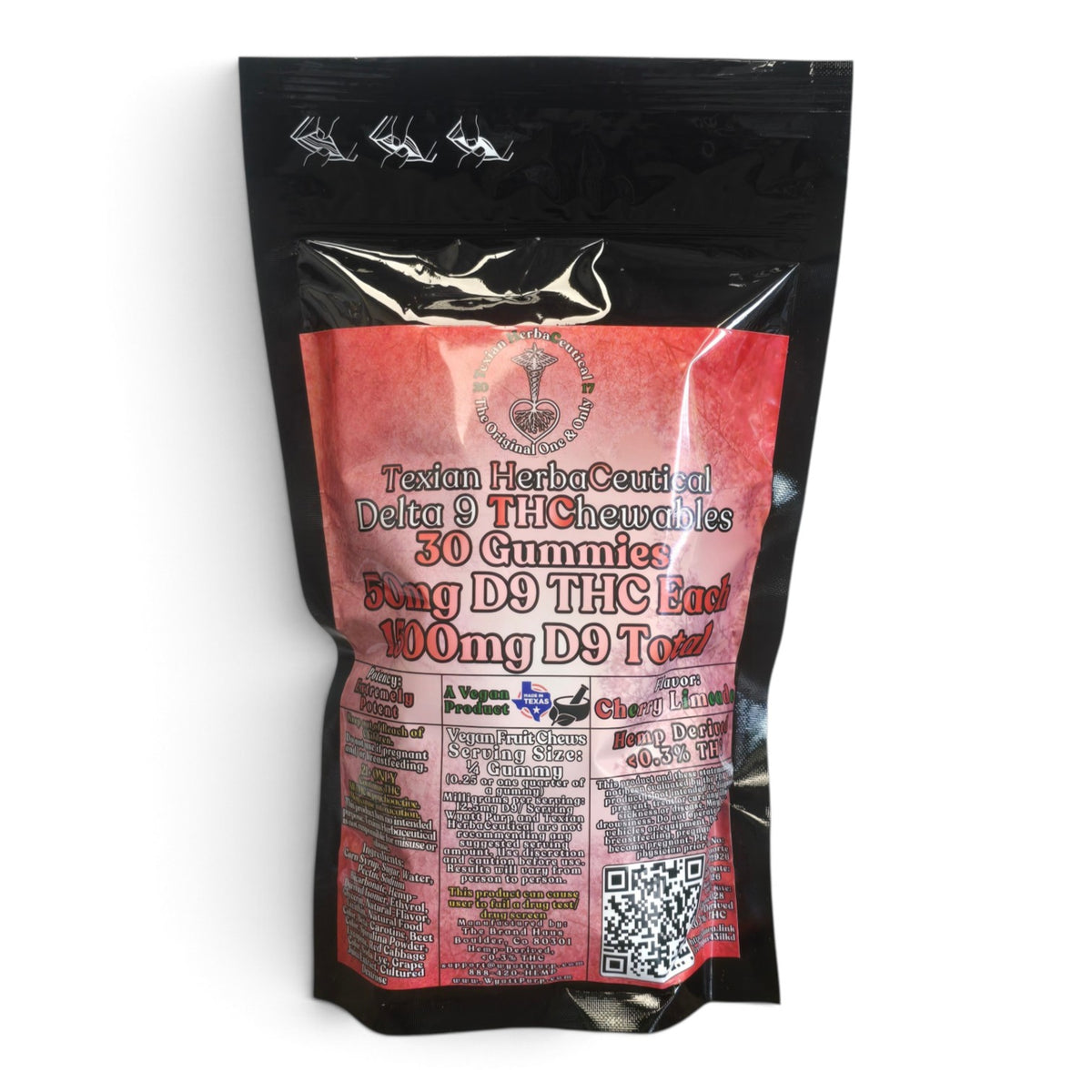 Texian HerbaCeutical 50mg Delta-9 THC Gummies - 30ct & 2ct