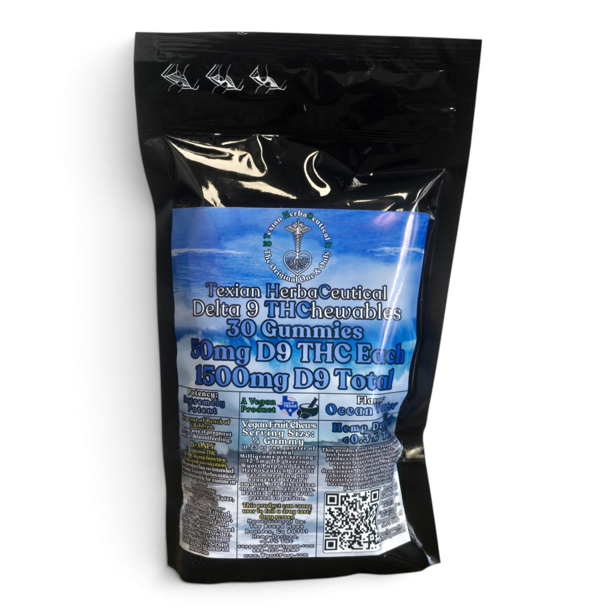 Texian HerbaCeutical 50mg Delta-9 THC Gummies - 30ct & 2ct