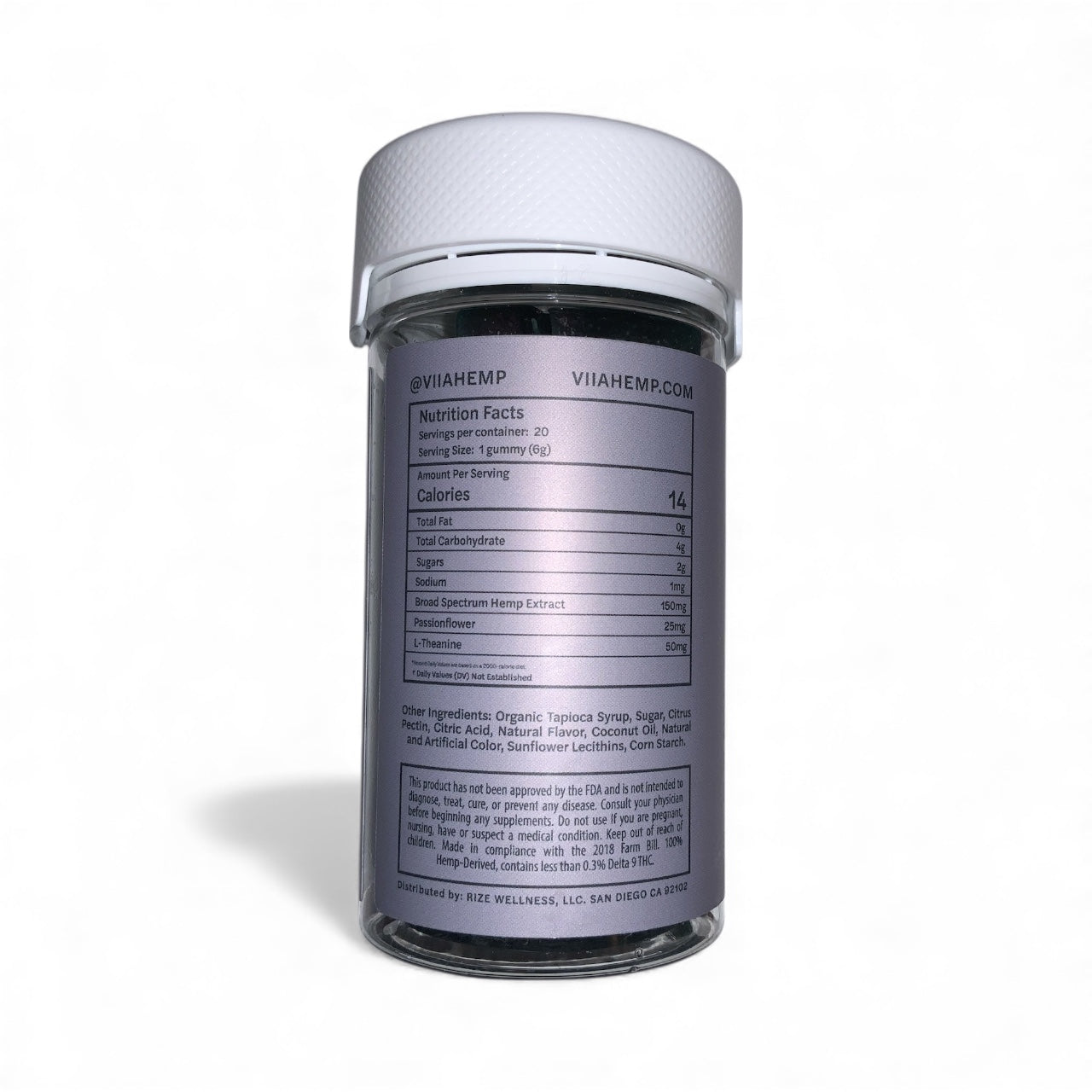 VIIA Zen CBD:CBN Gummies