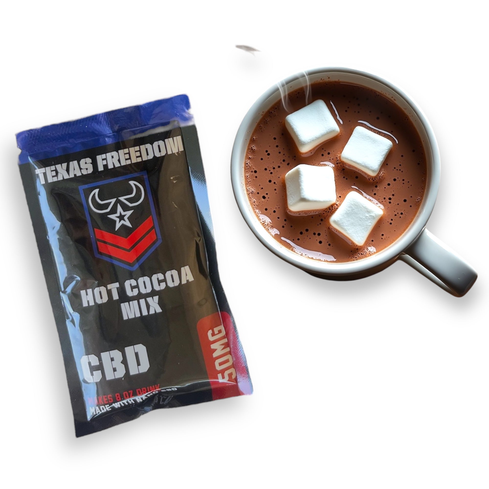 50mg CBD Hot Cocoa Mix by Texas Freedom