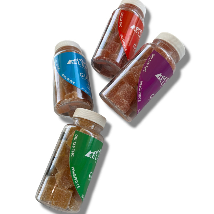 30ct - 12mg Delta 9 THC Terpene Infused Gummies By Elemental