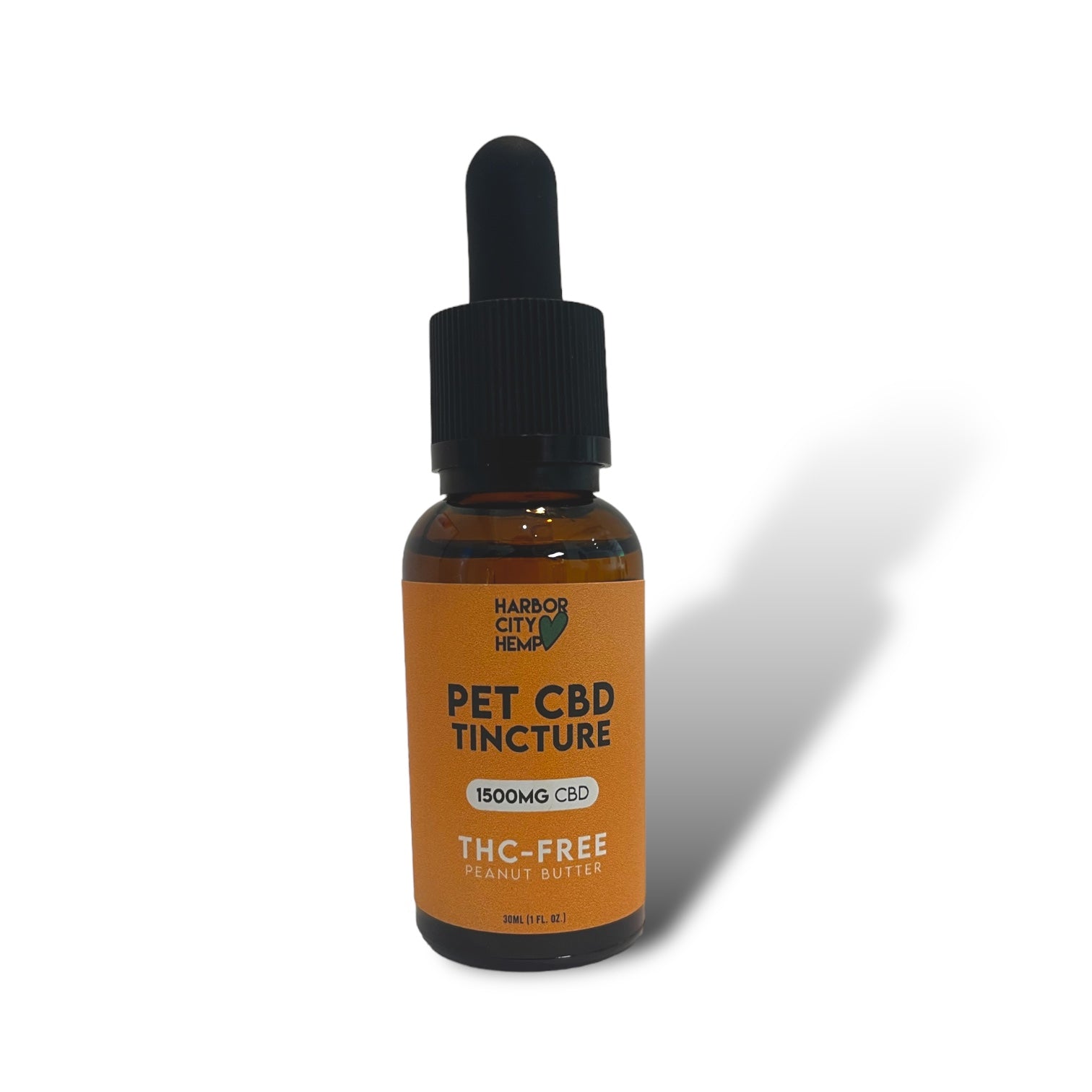 Harbor City Hemp 1500mg CBD Dog Tincture - Peanut Butter