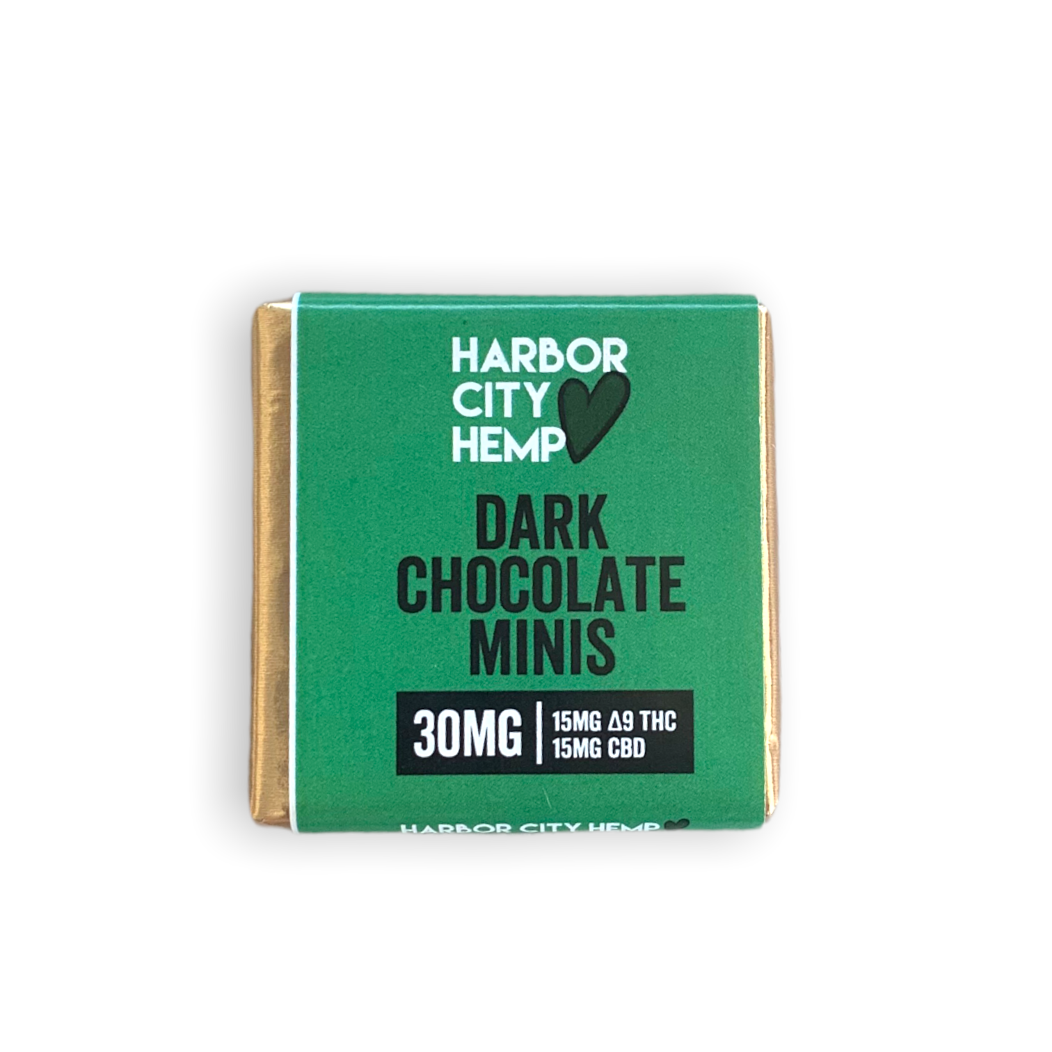 Harbor City Hemp 30mg 1:1 CBD:Delta 9 THC Chocolate Minis