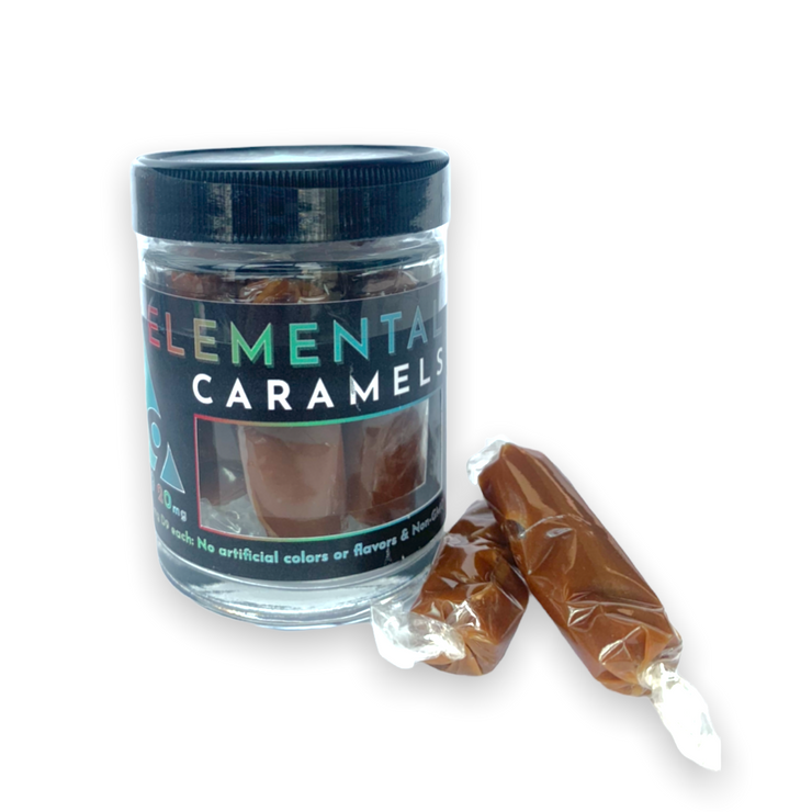 Elemental 20mg Delta 9 THC Caramels - Single or 10ct