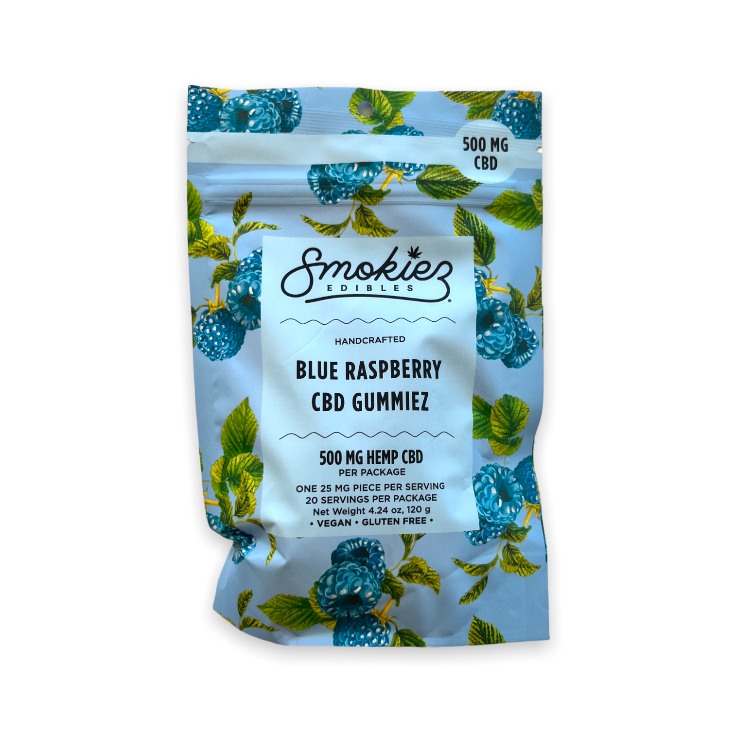 Smokiez 20ct 25mg CBD Isolate Gummies