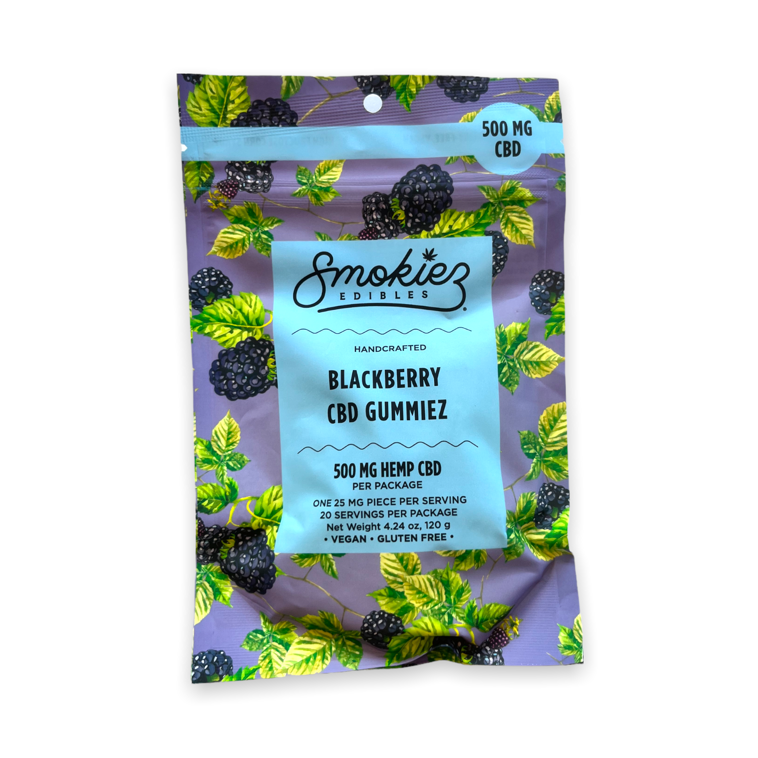 Smokiez 20ct 25mg CBD Isolate Gummies