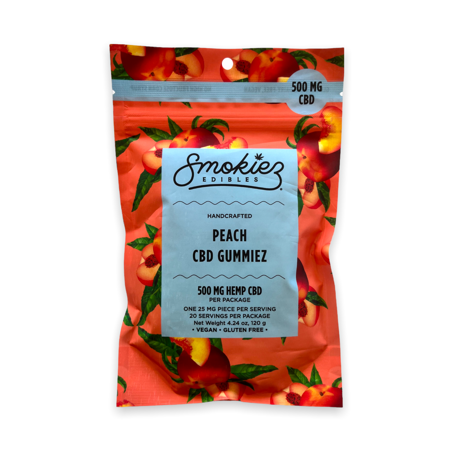 Smokiez 20ct 25mg CBD Isolate Gummies